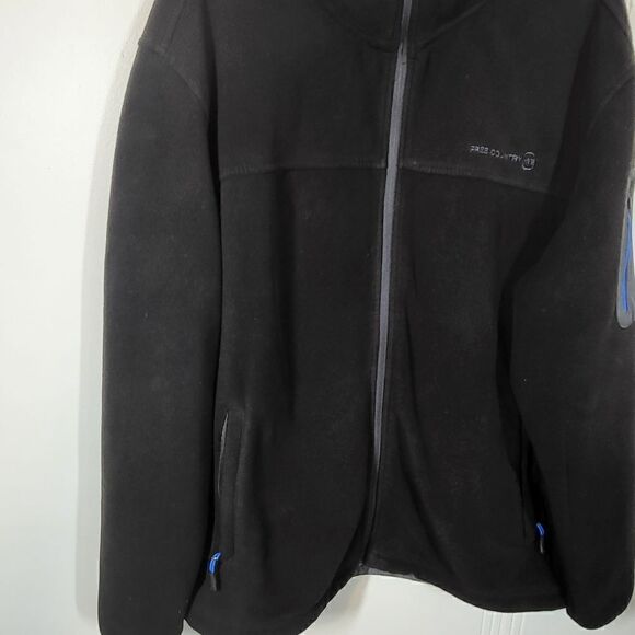 Plus Size Men's Free Country Fleece Jacket - Picture 6 of 7